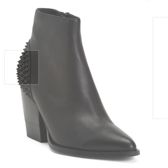 NEW  LOLA CRUZ Patent Leather Lace Up Booties for women in black 725 8j4 - Picture 1 of 6
